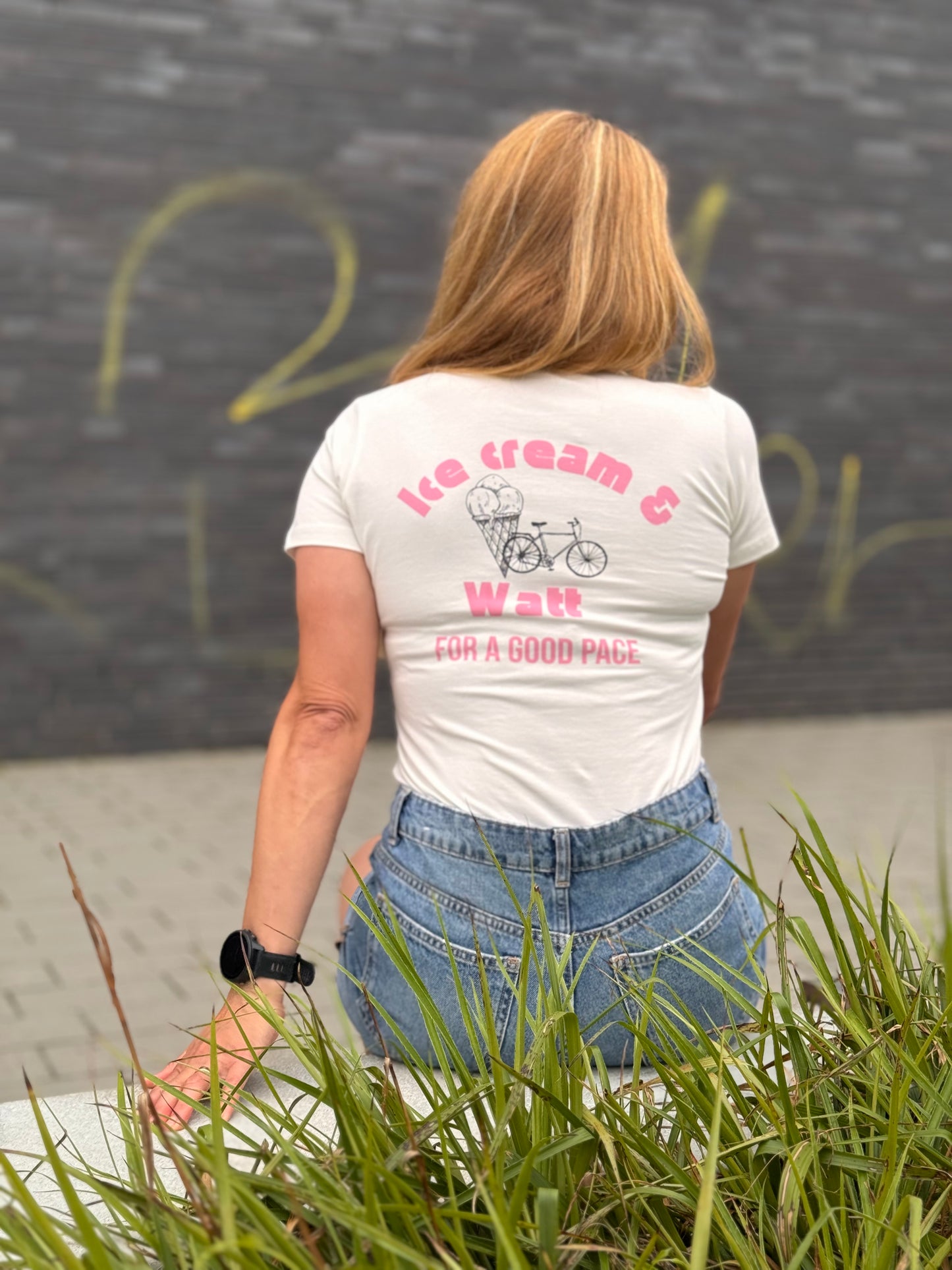 T-Shirt "Ice cream & Watt - for a good Pace"