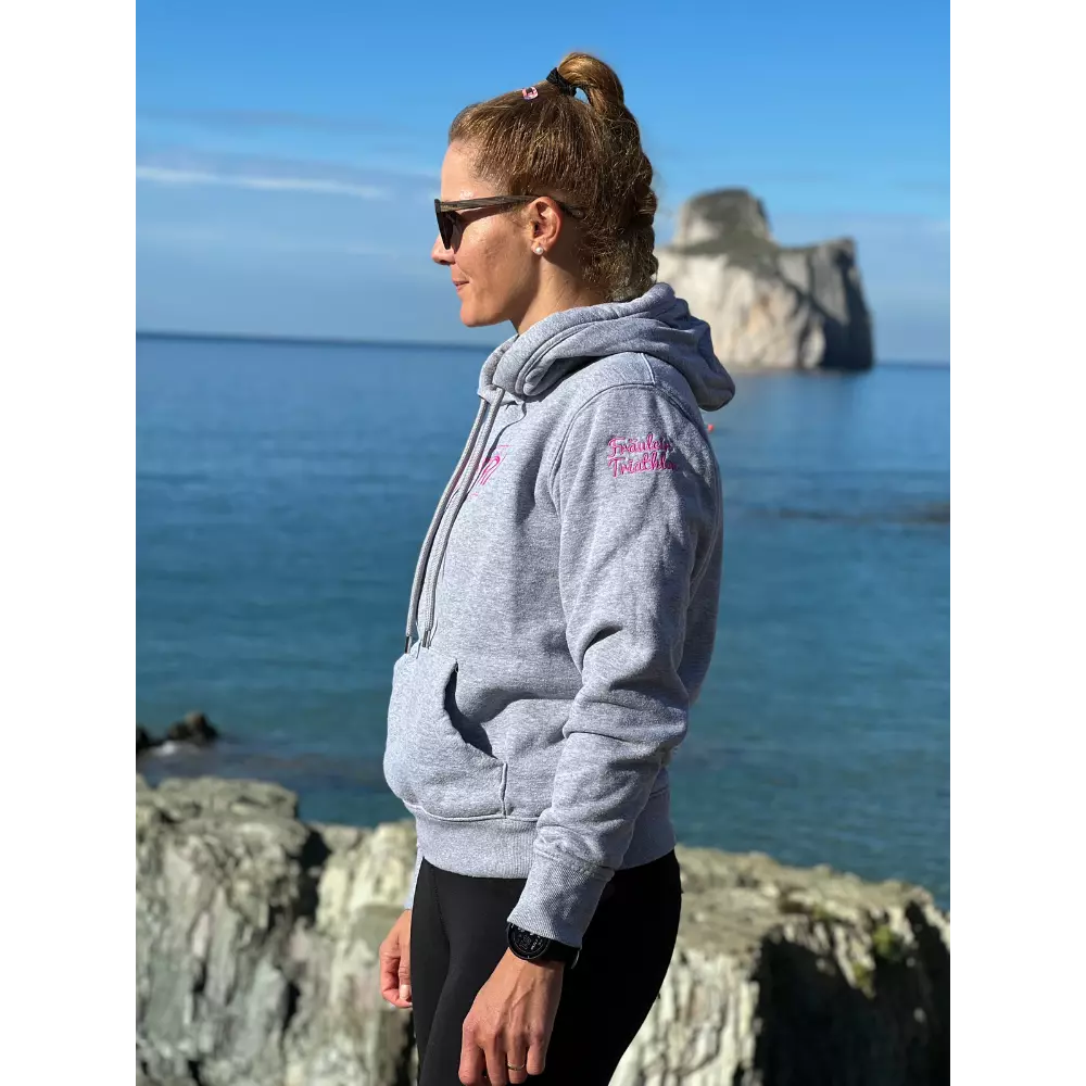 Fräulein Triathlon Hoodie Grey