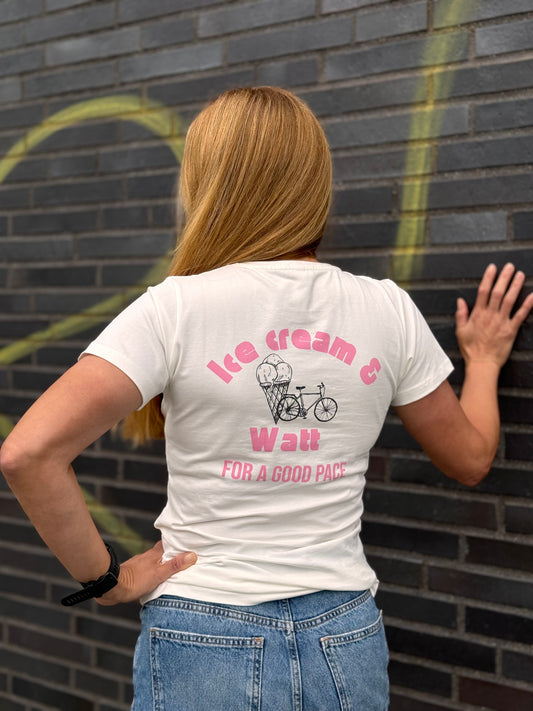 T-Shirt "Ice cream & Watt - for a good Pace"